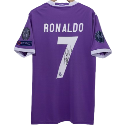 Ronaldo Real Madrid UCL 16/17 Signature Imprimée