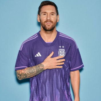 MESSI ARGENTINE EXTERIEUR COUPE DU MONDE 2022