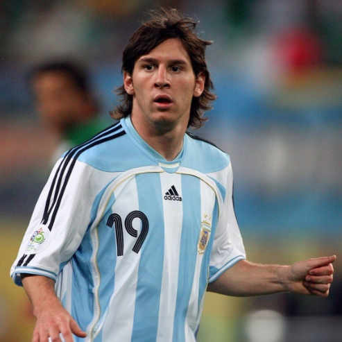 MESSI ARGENTINE DOMICILE COUPE DU MONDE 2006